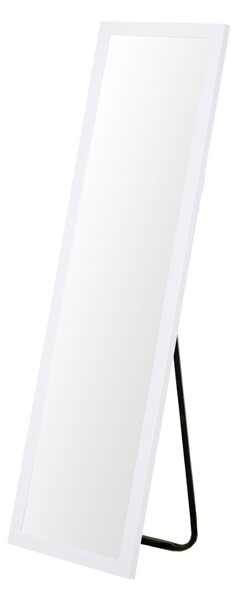 Zrcadlo bílé 25 x 125 cm, zrcadlo do obývacího pokoje nebo ložnice úzké