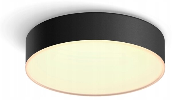 Stropní Svítidlo kulatý Philips Hue 26,1 x 26,1 cm černý