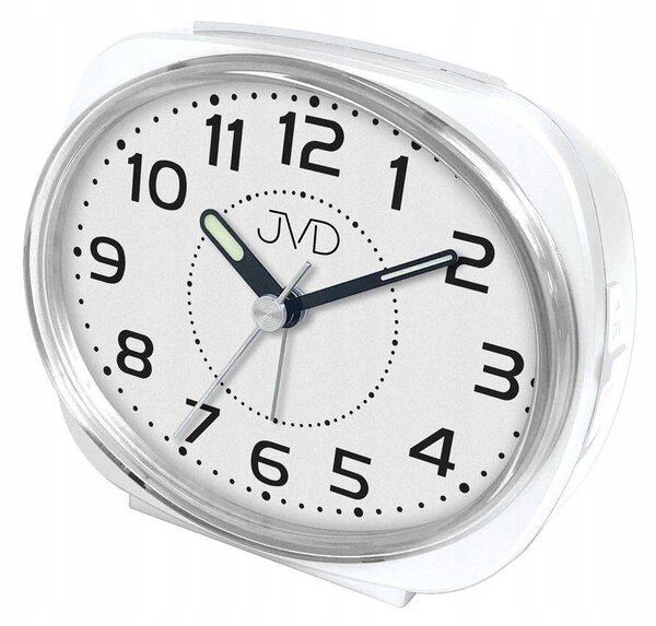 Budík JVD bílý 11cm