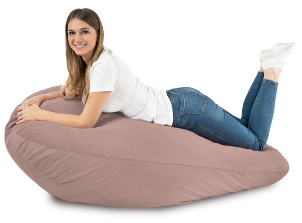 Sedací vak DROP XXL pudrově růžový