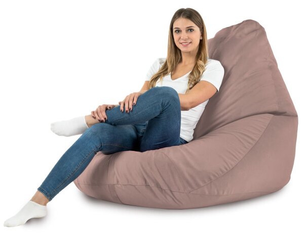 Sedací vak DROP XXL pudrově růžový