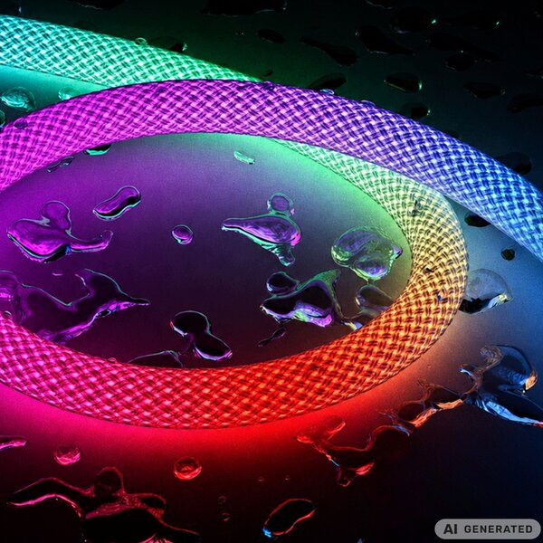 LED NEONOVÁ SVĚTELNÁ PÁSKA RGB HADICE VODOTĚSNÁ APLIKACE DÁLKOVÝ OVLADAČ ČASOVAČ IP67