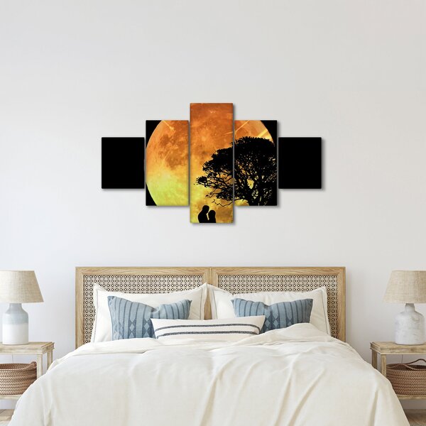Obraz stínů v měsíčním světle (125x70 cm)