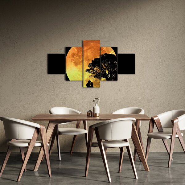 Obraz stínů v měsíčním světle (125x70 cm)