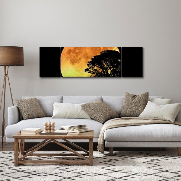 Obraz stínů v měsíčním světle (170x50 cm)