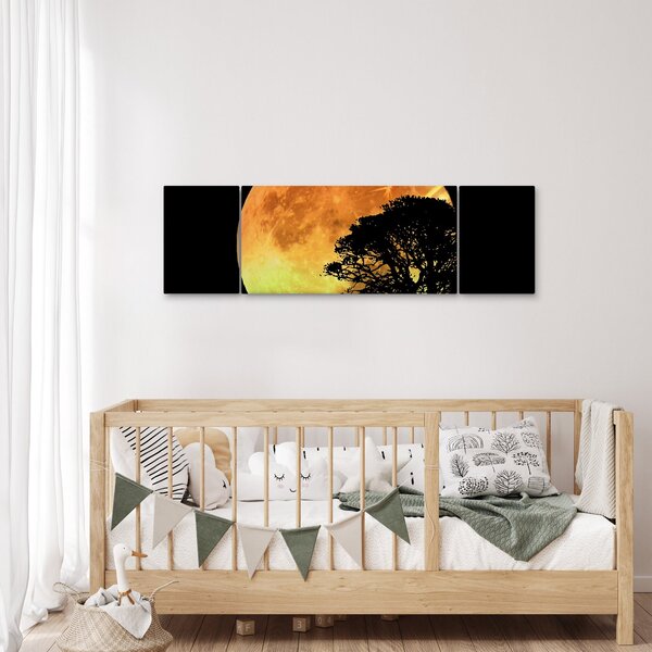 Obraz stínů v měsíčním světle (170x50 cm)