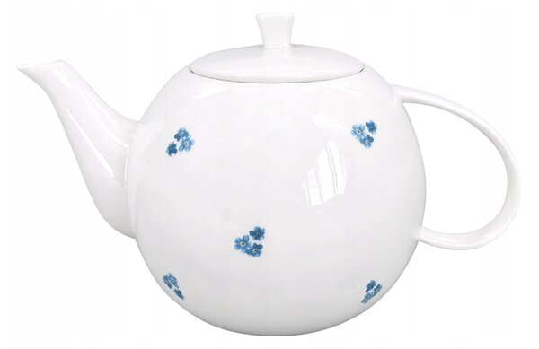 Konvice na čaj by inspire Luna Pomněnka, porcelánová, 1,1 l