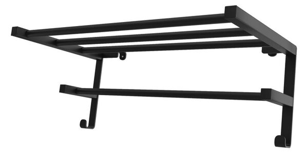 Sušák ručníků na koupelnový radiátor HF SHEFFIELD 52x28,4 cm černá