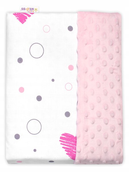 Sada povlečení Baby Nellys 100 x 135 cm bílá