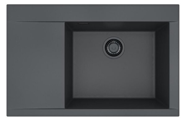 ALVEUS 1149504 - Kuchyňský dřez PURE 79x51,5 cm granit/černá