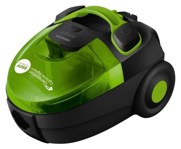 Sencor - Bezsáčkový vysavač 1,5 l 890W/230V zelená/černá