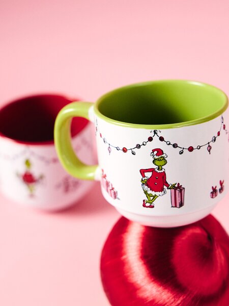 Sinsay - Sada hrnků s vánočním motivem 2 pack Grinch - vícebarevná