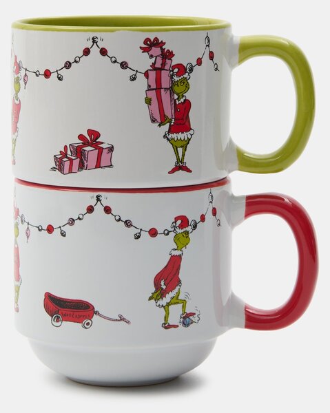 Sinsay - Sada hrnků s vánočním motivem 2 pack Grinch - vícebarevná