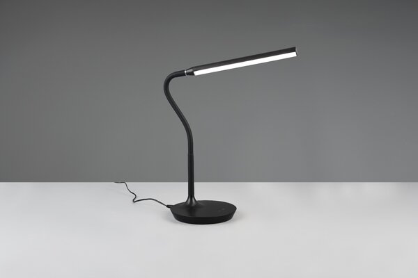 Černá LED stolní lampa 5W s nastavitelnou teplotou světla (teplá/studená/neutrální) RL