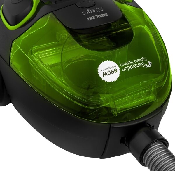 Sencor - Bezsáčkový vysavač 1,5 l 890W/230V zelená/černá