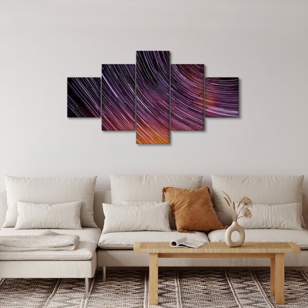Obraz rozmazaných hvězd na obloze (125x70 cm)
