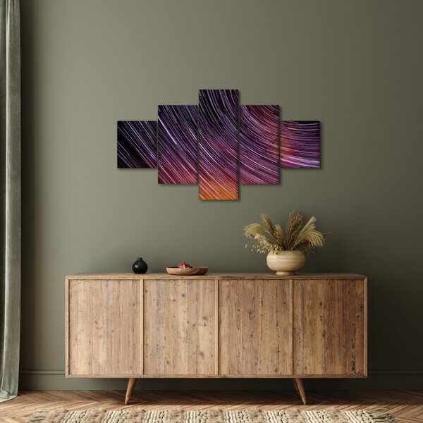 Obraz rozmazaných hvězd na obloze (125x70 cm)