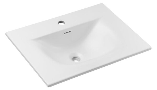 COMAD SKY 1 60 DP MATT WHITE - Zápustné umyvadlo SKY 46x61 cm matná bílá