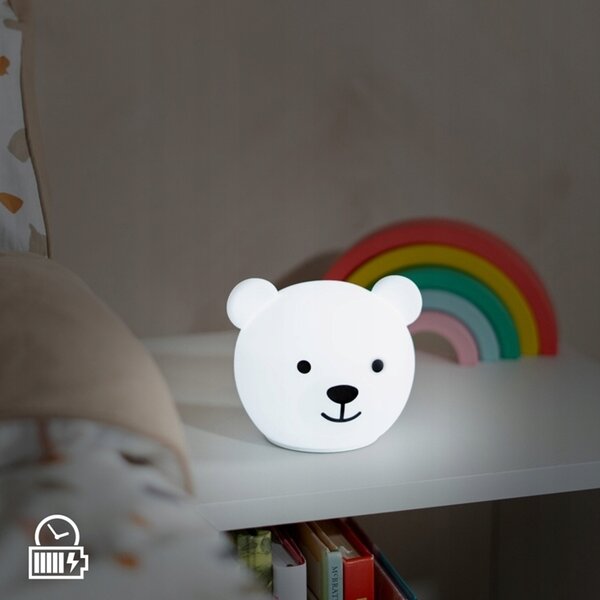 Noční lampa ZAZU bílá