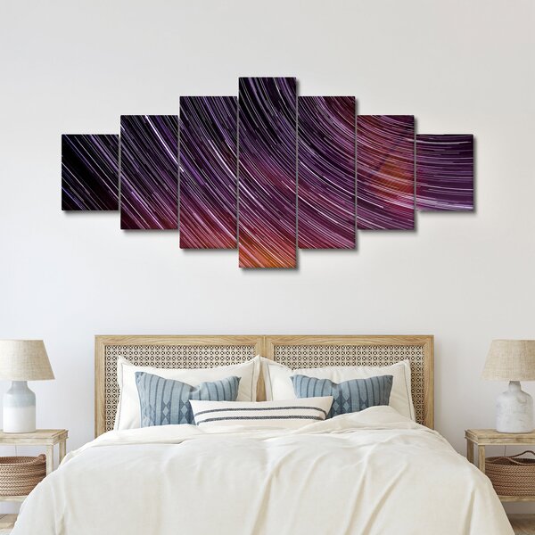 Obraz rozmazaných hvězd na obloze (210x100 cm)