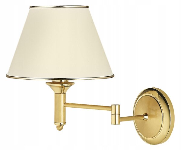 Nástěnné svítidlo Jupiter zlaté E27 60 W