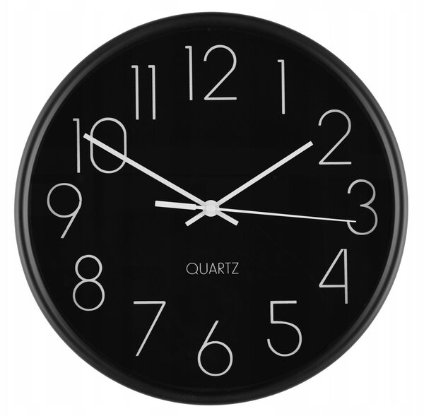 Nástěnné hodiny 4Living černé 25 cm