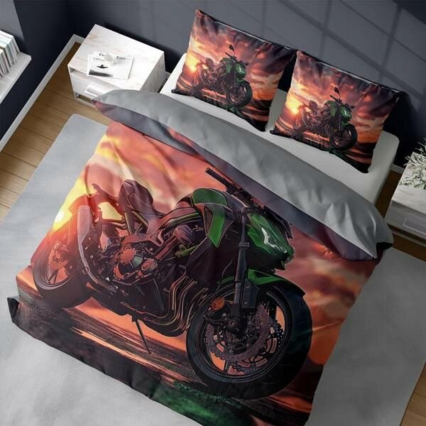 POVLEČENÍ OBOUSMĚRNÉ 220x200 MOTORKA MOTOCYKL ZÁVODNÍ