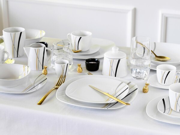 KOMBINOVANÁ SOUPRAVA, 62dílné, porcelán Creatable - Online Only nádobí, Online Only