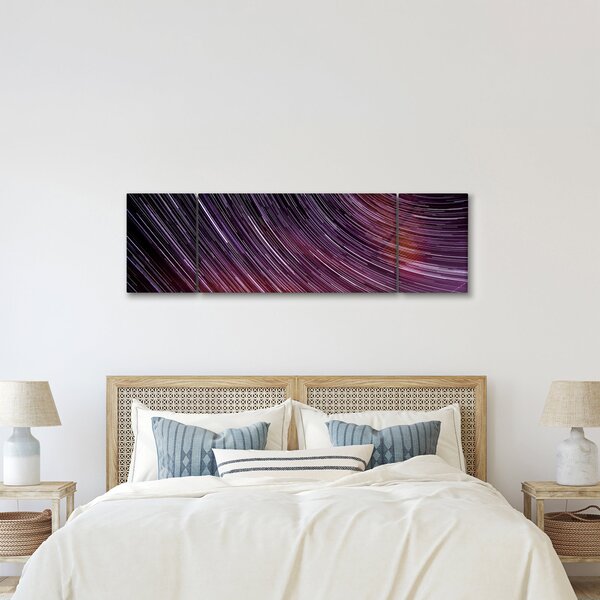 Obraz rozmazaných hvězd na obloze (170x50 cm)