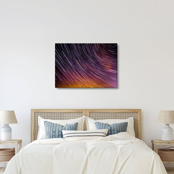 Obraz rozmazaných hvězd na obloze (70x50 cm)
