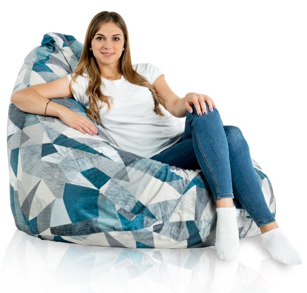 Sedací vak DROP XXL abstract OUTDOOR