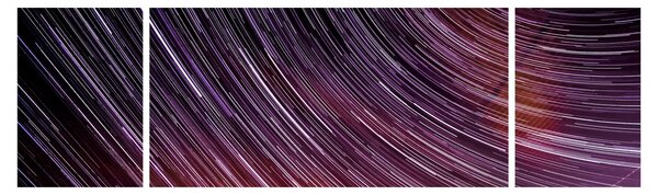 Obraz rozmazaných hvězd na obloze (170x50 cm)