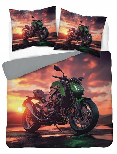 POVLEČENÍ OBOUSMĚRNÉ 220x200 MOTORKA MOTOCYKL ZÁVODNÍ