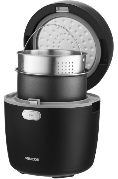 Sencor - Rýžovar 350W/230V 0,6 l černá