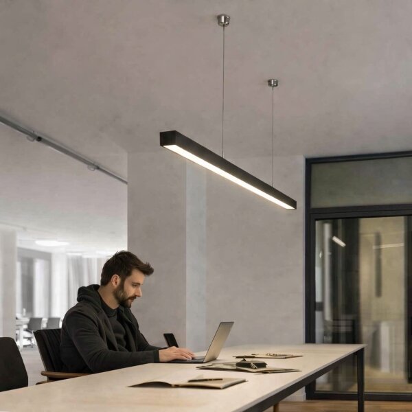 BRILAGI- LED Závěs. svít. FULLDAY LED/30/40/50W/230V 2700/4000/6000K 150cm černá
