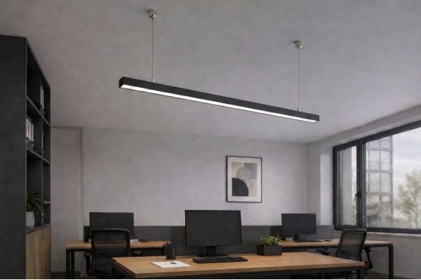 BRILAGI- LED Závěs. svít. FULLDAY LED/30/40/50W/230V 2700/4000/6000K 150cm černá