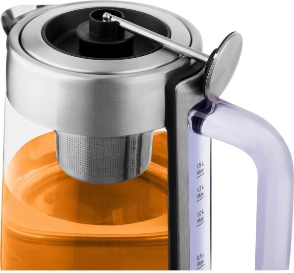 Sencor - Rychlovarná konvice s termoregulací 1,5 l 1500W/230V nerez
