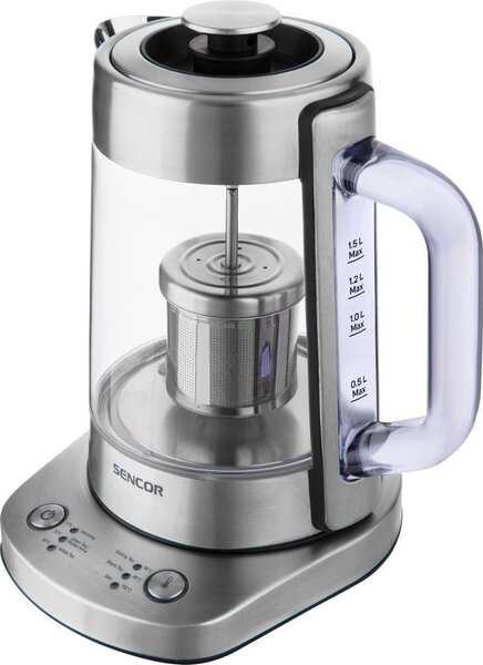 Sencor - Rychlovarná konvice s termoregulací 1,5 l 1500W/230V nerez