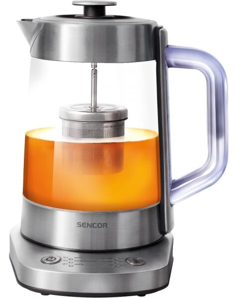 Sencor - Rychlovarná konvice s termoregulací 1,5 l 1500W/230V nerez
