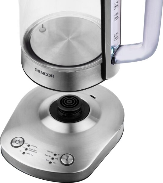 Sencor - Rychlovarná konvice s termoregulací 1,5 l 1500W/230V nerez