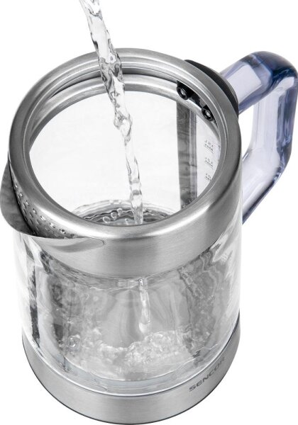 Sencor - Rychlovarná konvice s termoregulací 1,5 l 1500W/230V nerez