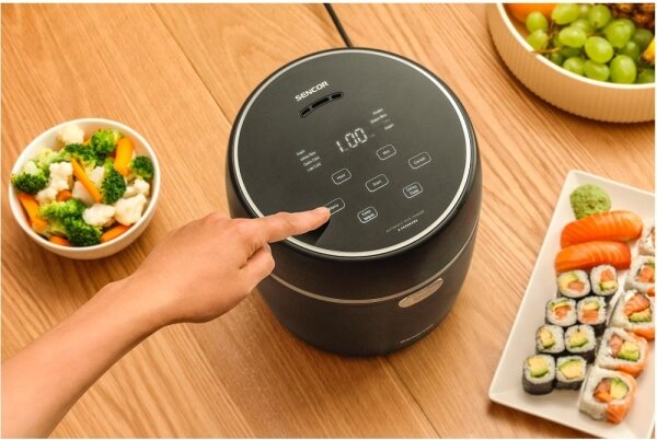 Sencor - Rýžovar 350W/230V 0,6 l černá