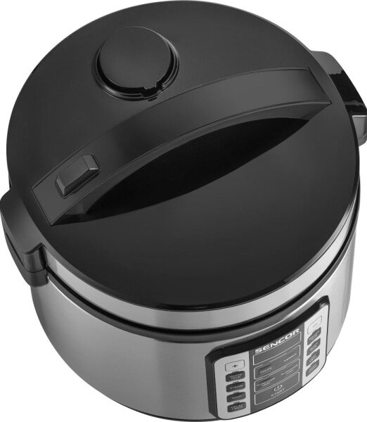 Sencor - Multifunkční rýžovar 700W/230V 1,5 l nerez/černá