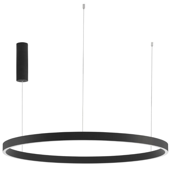 Černé závěsné LED světlo Nova Luce Elowen 98 cm
