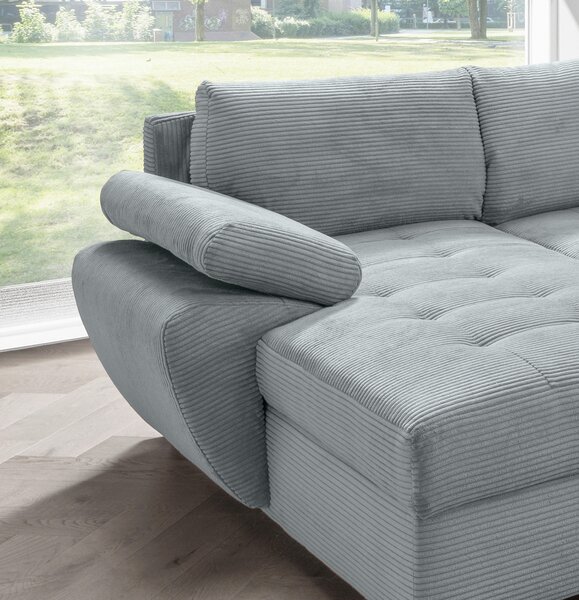 SEDACÍ SOUPRAVA, textil, světle modrá Livetastic - Sedací soupravy, Online Only