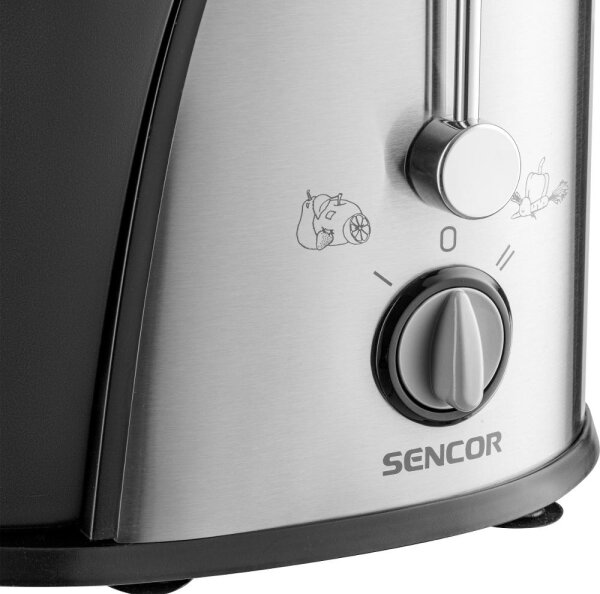 Sencor - Odšťavňovač 400W/230V matný chrom/černá