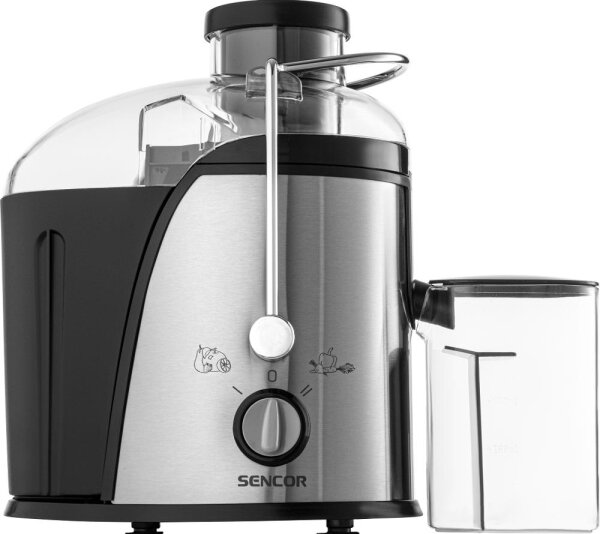 Sencor - Odšťavňovač 400W/230V matný chrom/černá
