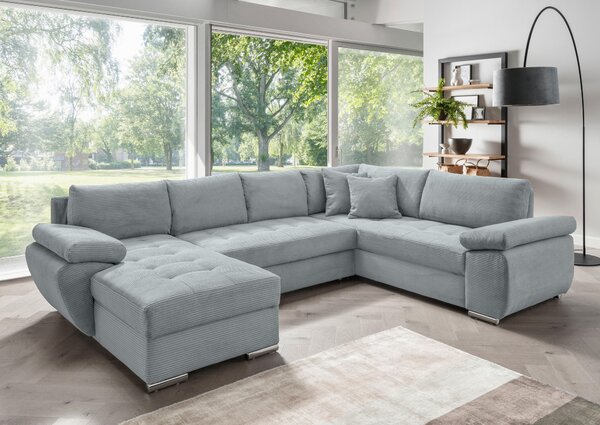 SEDACÍ SOUPRAVA, textil, světle modrá Livetastic - Sedací soupravy, Online Only