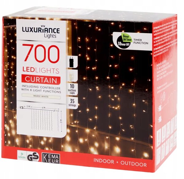 Vánoční osvětlení na stromeček Luxuriance Lights venkovní 4 m 501 - 1000 světýlek