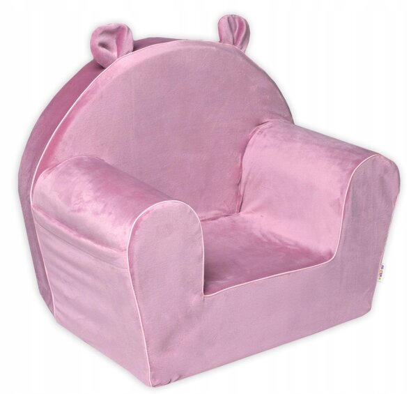 Dětská pohovka Baby Nellys 95783201 52 x 42 cm sametová růžová